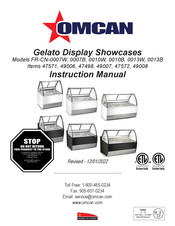 Omcan FR-CN-0007B Instruction Manual