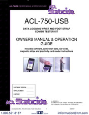 ACL Staticide ACL-750-USB Owner's Manual