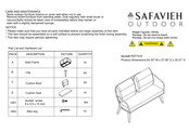 Safavieh Outdoor Jorda PAT7518B Manual