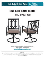 Phi Villa THD-E02GF102 Use And Care Manual