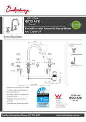 CANTERBURY Z2208--27 Quick Start Manual