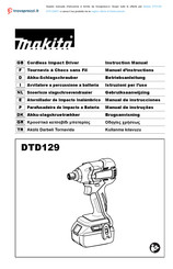 Makita DTD129RTJ Instruction Manual