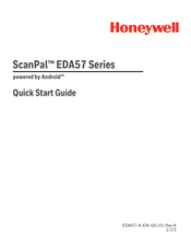 Honeywell ScanPal EDA57 Series Quick Start Manual