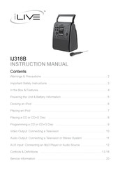 iLive IJ318B Instruction Manual