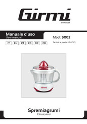 TREVIDEA Girmi SR02 User Manual