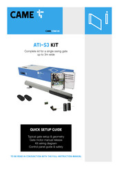 CAME Ati-S3 Quick Setup Manual