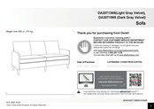 Dorel Home Products DA2071969 Instruction Booklet