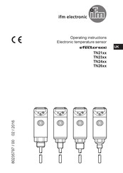 IFM Electronic efector 600 TN26 Series Operating Instructions Manual