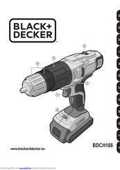 Black & Decker BDCH188 Original Instructions Manual