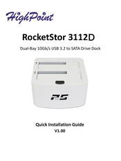 HighPoint RocketStor 3112D Quick Installation Manual