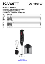 Scarlett SC-HB42F97 Instruction Manual