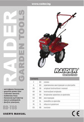 Raider RD-T08 User Manual