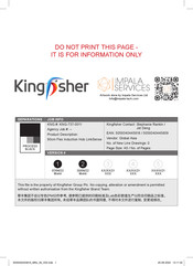 Kingfisher 5059340445809 Manual