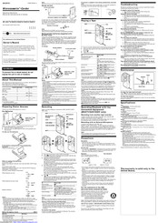 Sony M-540V - Microcassette Recorder Operating Instructions