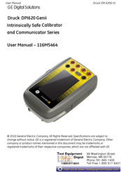 GE Druck DPI 620 User Manual
