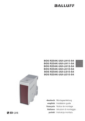 Balluff BOS R254K-UUI-LH12-S4 Installation Manual