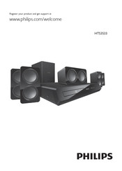 Philips Immersive Sound HTS3533/94 Manual