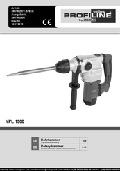 Zgonc yellow PROLINE YPL 1500 Translation From The Original Instruction Manual