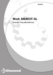 Diamond AN403T-3L Use And Maintenance Handbook