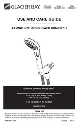 Glacier bay HD58303-1501 Use And Care Manual