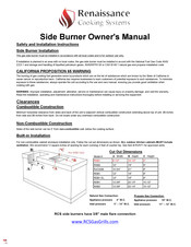 Renaissance Cooking Systems RDB1 Owner's Manual
