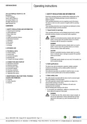 ebm-papst G2D140-AC38-03 Operating Instructions Manual