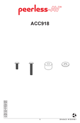 peerless-AV ACC918 Manual