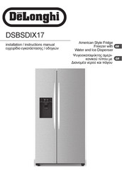 DeLonghi DSBSDIX17 Instruction Manual