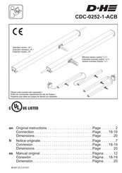 D+H CDC-0252-1-ACB Original Instructions Manual