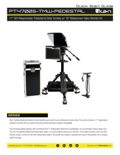 Ikan PT4700S-TMW-PEDESTAL Quick Start Manual