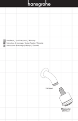 Hans Grohe Clubmaster 28496 1 Series Installation/User Instructions/Warranty