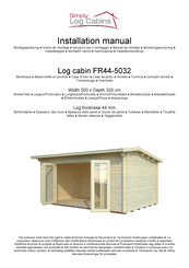 Simply Log Cabins Ines 2 Installation Manual