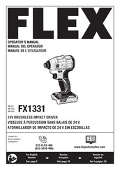 Flex FX1331 Operator's Manual