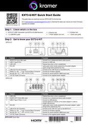 Kramer EXT3-U-KIT Quick Start Manual