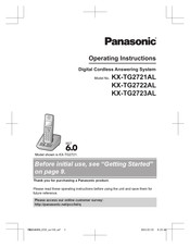 Panasonic KX-TG2722AL Operating Instructions Manual