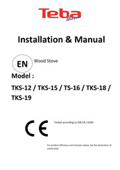 Teba therm TS-16 Installation And Manual