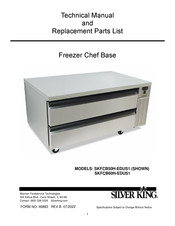 MARMON Silver King SKFCB50H-EDUS1 Technical Manual And Replacement Parts List
