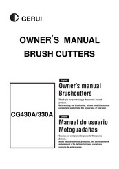 Gerui CG330A Owner's Manual
