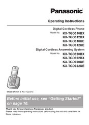Panasonic KX-TGD310BX Operating Manual