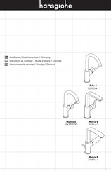 Hans Grohe Metris S 04579000 Installation/User Instructions/Warranty