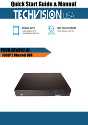 Technovision PDVR-E8W1N2-AI Quick Start Manual And Manual