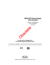 Nordson MPS410F Customer Product Manual