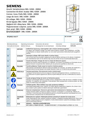 Siemens 3WL / 630A - 2000A Operating Instructions Manual