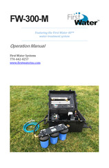 First Water FW-300-M Operation Manual