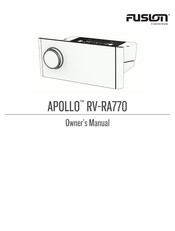 Garmin Fusion APOLLO RV-RA770 Owner's Manual