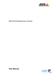 Axis A1610-B Manuals | ManualsLib