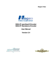Niagara openGear DashBoard B264-IP User Manual