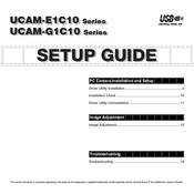 Elecom UCAM-G1C10 Series Setup Manual