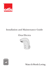 Oras Electra 6120FZ Installation And Maintenance Manual