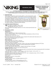 Viking 19154JND Technical Data Manual